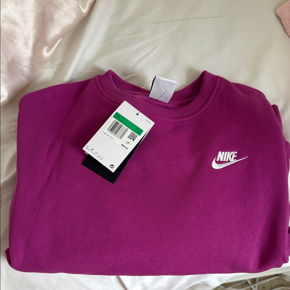 Nike Magenta Crewneck Sweatshirt